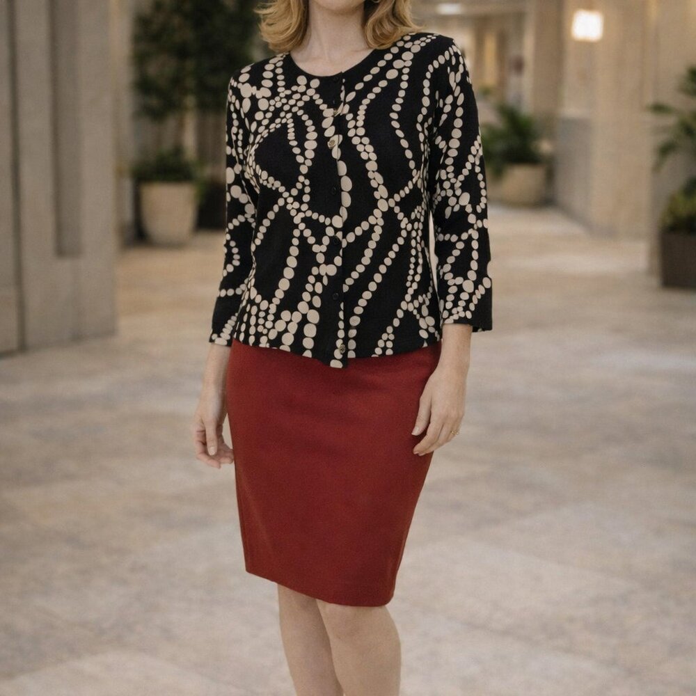 CAbi “String of Pearls” Cardigan